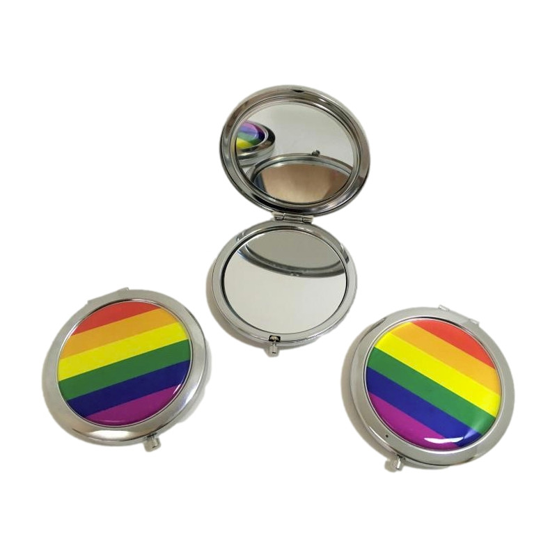 Pride Items Miroir Double PRIDE Rainbow